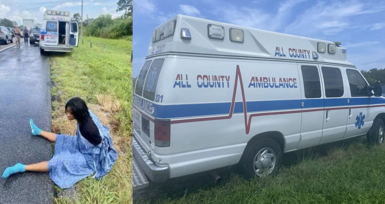 Miami woman in hospital gown arrested after stealing ambulance from Port St. Lucie hospital