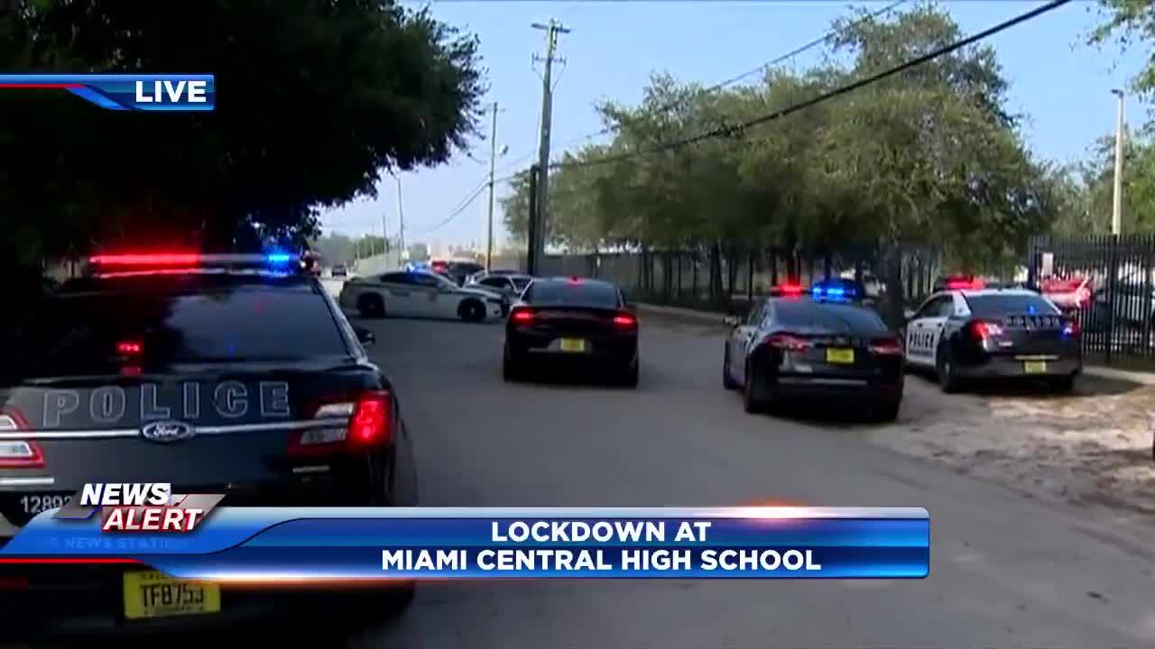Miami Central High School placed on lockdown after 2 armed juveniles reported by mother WSVN 7News Miami News Weather Sports Fort Lauderdale Miami Central High School placed on lockdown after 2 armed juveniles reported by mother WSVN 7News Miami News Weather Sports Fort Lauderdale