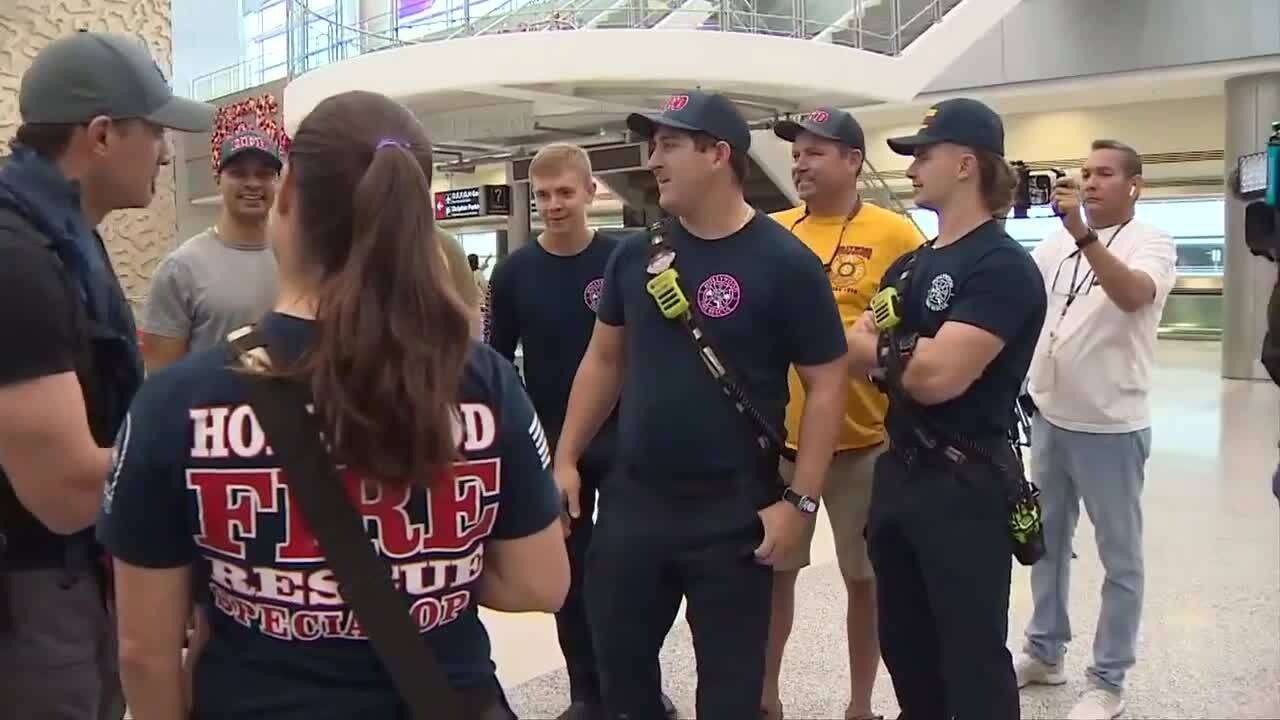 Local firefighters return home after volunteering in Israel - WSVN 7News | Miami News, Weather, Sports - Vimarsana News