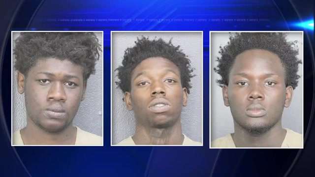 3 stopped by PIT maneuver near I-595 in Davie charged with grand theft, linked to string of robberies - WSVN 7News | Miami News, Weather, Sports - Vimarsana News