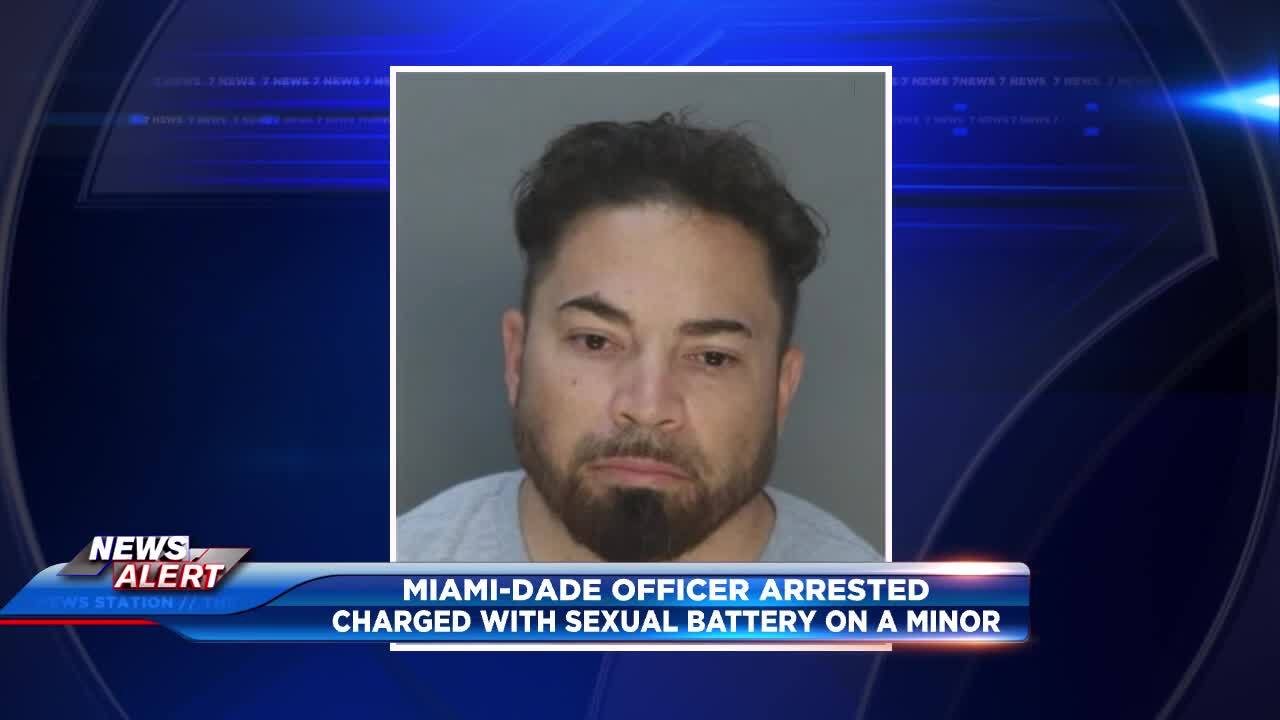 MDPD officer arrested accused of disturbing crimes involving children including his own  WSVN 7News  Miami News Weather Sports  Fort Lauderdale