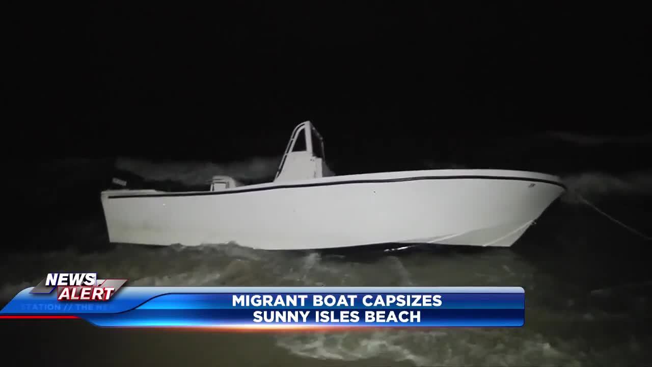12 migrant land in Sunny Isles Beach on capsized boat 1 in critical  WSVN 7News  Miami News Weather Sports  Fort Lauderdale