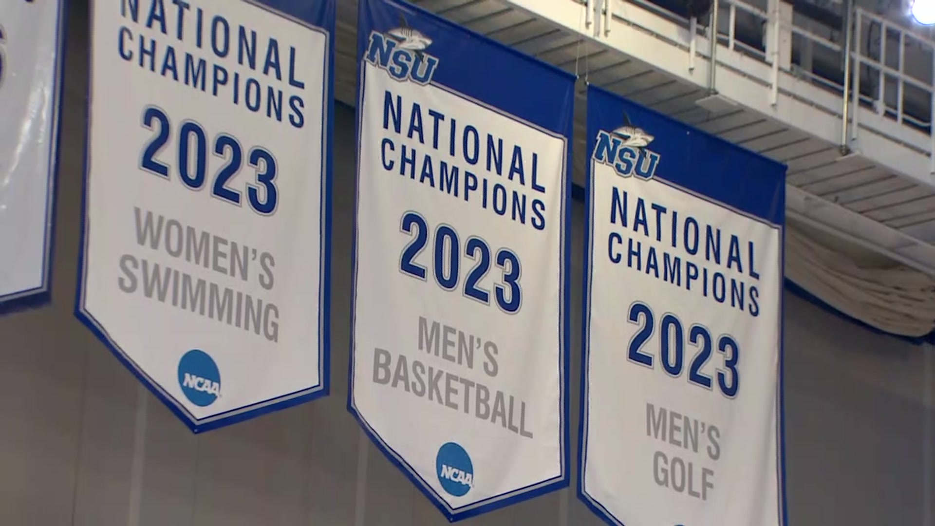 231130 Nova basketball championship banner - WSVN 7News | Miami News ...