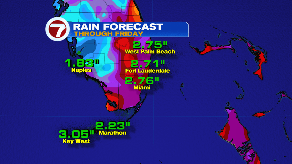 Wetter Times Ahead by Midweek WSVN 7News Miami News, Weather