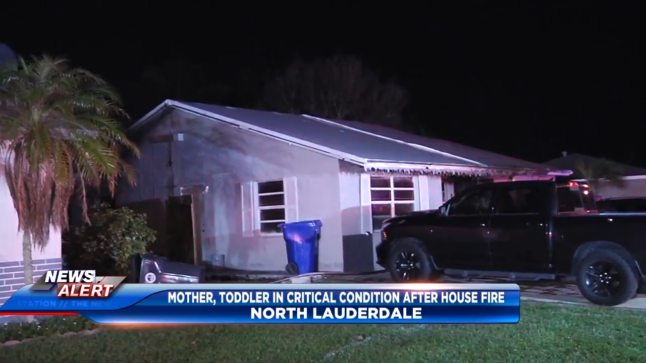 4 injured in North Lauderdale following house fire; mother, 3-year-old daughter in critical condition - WSVN 7News | Miami News, Weather, Sports - Vimarsana News