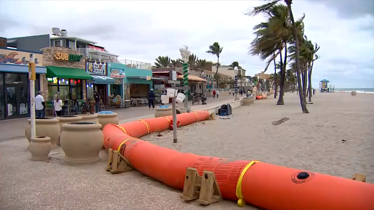Hollywood Beach prepares Broadwalk for heavy rainfall after residents, businesses suffered drastic flooding this year - WSVN 7News | Miami News, Weather, Sports - Vimarsana News