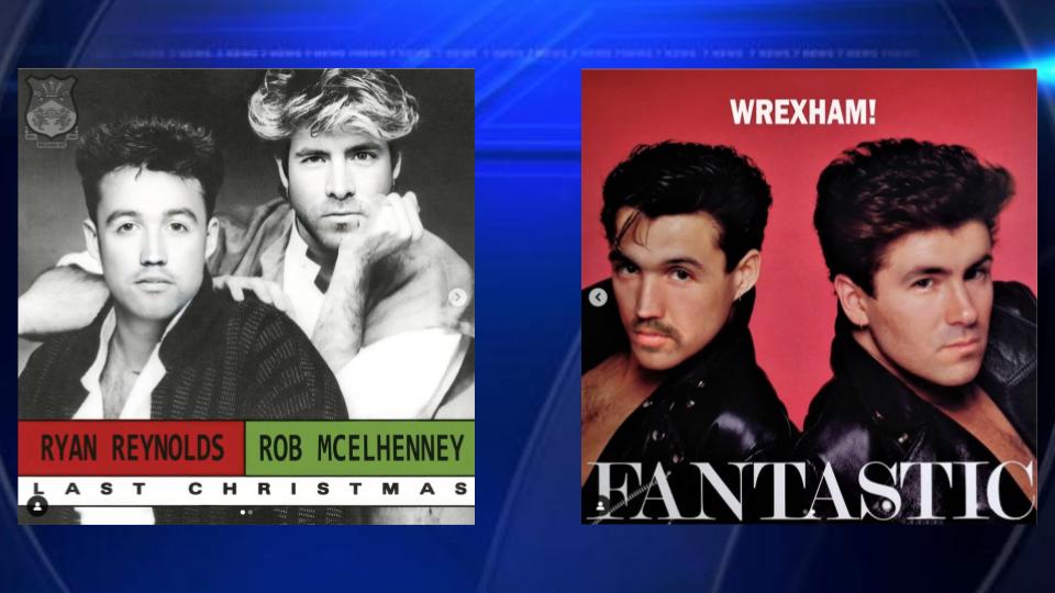 Ryan Reynolds and Rob McElhenney recreate famous Wham! cover and it’s