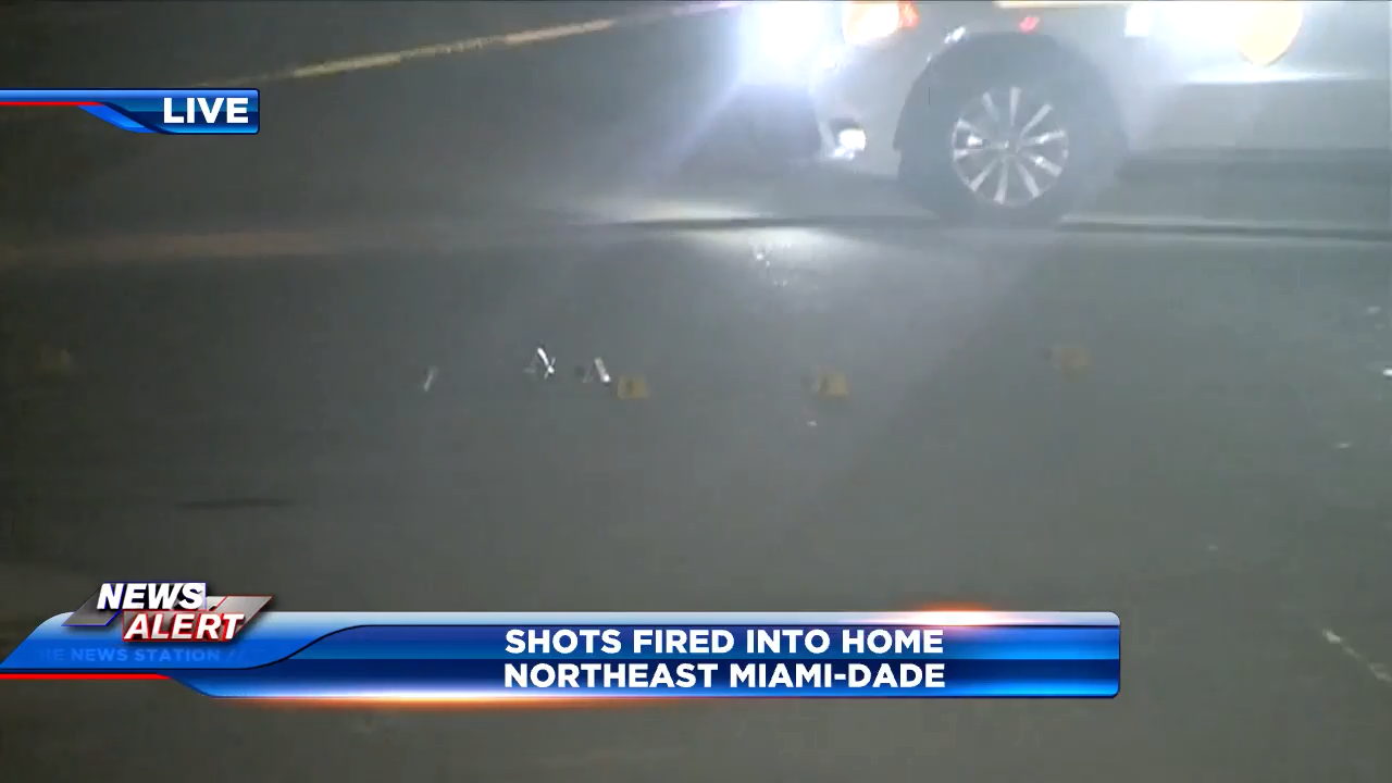 Shots fired into window of occupied home in NE MiamiDade, sources say