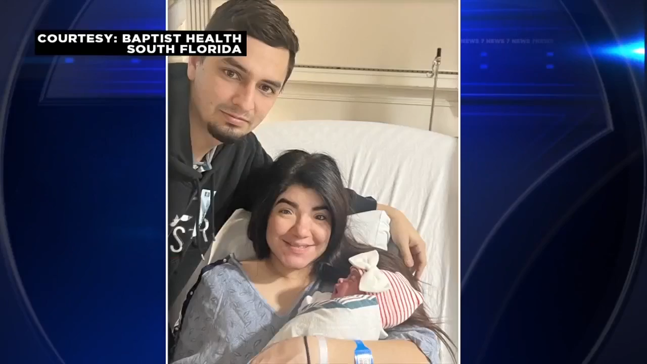 New Year’s babies arrive at several South Florida hospitals WSVN