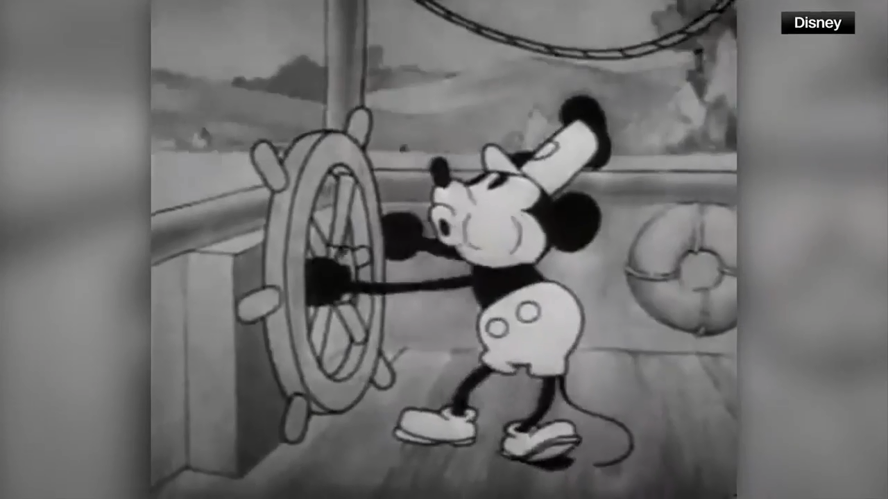 First Pooh, now Mickey. In public domain, early Mickey Mouse version