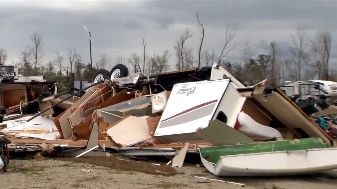 Sprawling storm wallops US with tornado reports, damage and heavy snow