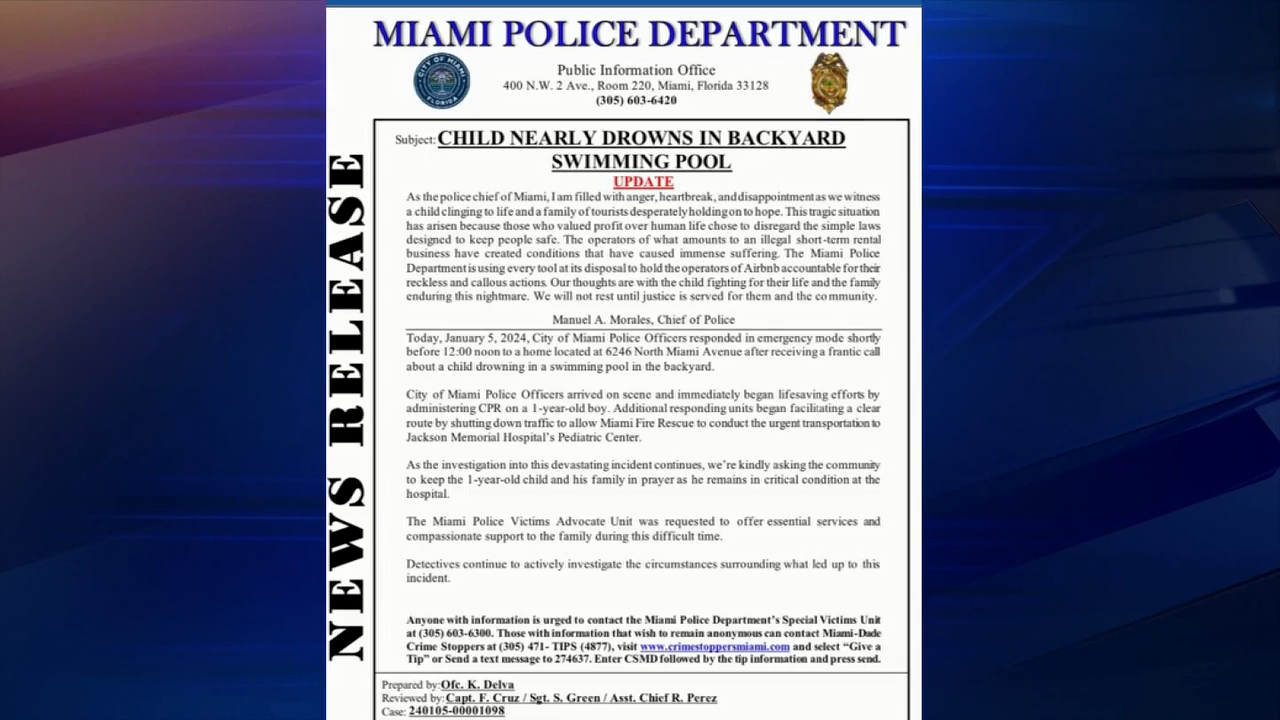 Neardrowning of 1yearold sparks investigation into illegal short