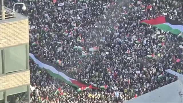 A global day of protests draws thousands in Washington and other cities in pro-Palestinian marches - WSVN 7News | Miami News, Weather, Sports - Vimarsana News