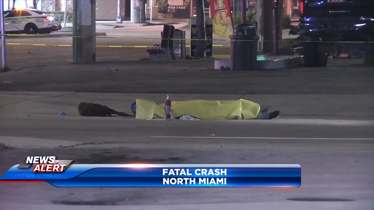 1 dead after car collides with motorcycle in North Miami – WSVN 7News | Miami News, Weather, Sports