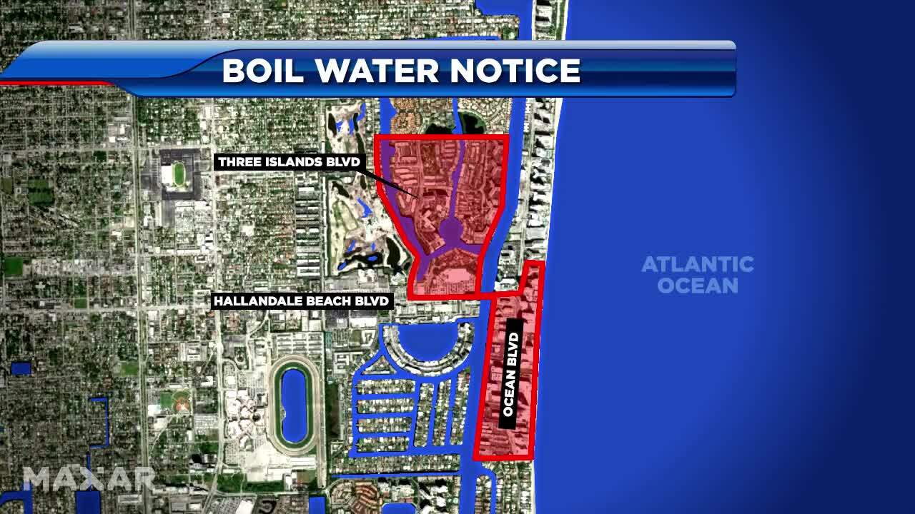 Boil water notice in effect for Hallandale Beach neighborhoods