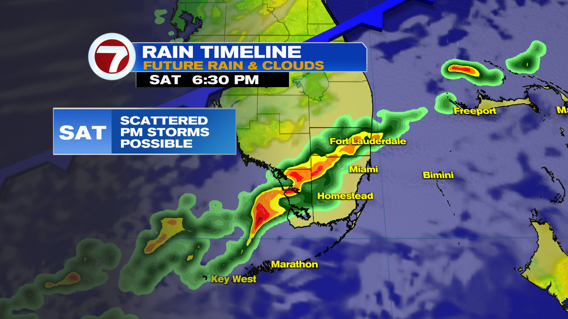 Storms in Store this Weekend - WSVN 7News | Miami News, Weather, Sports ...