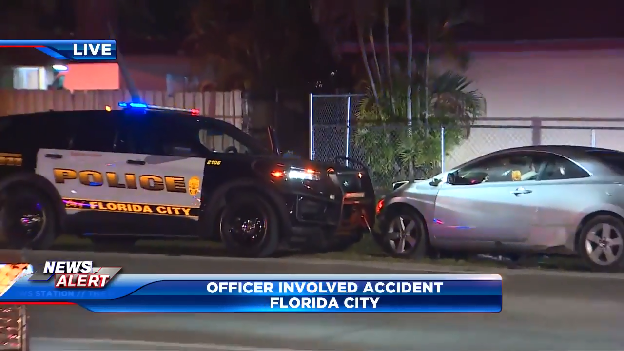 Florida City Police officer involved in car crash; subject in custody - WSVN 7News | Miami News, Weather, Sports - Vimarsana News