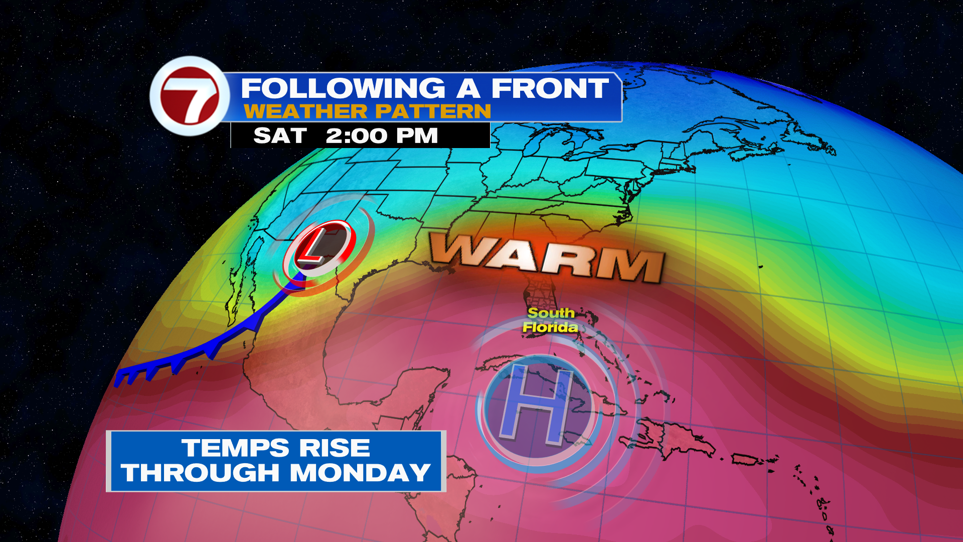 Warmer Weekend Weather Ahead - WSVN 7News | Miami News, Weather, Sports ...
