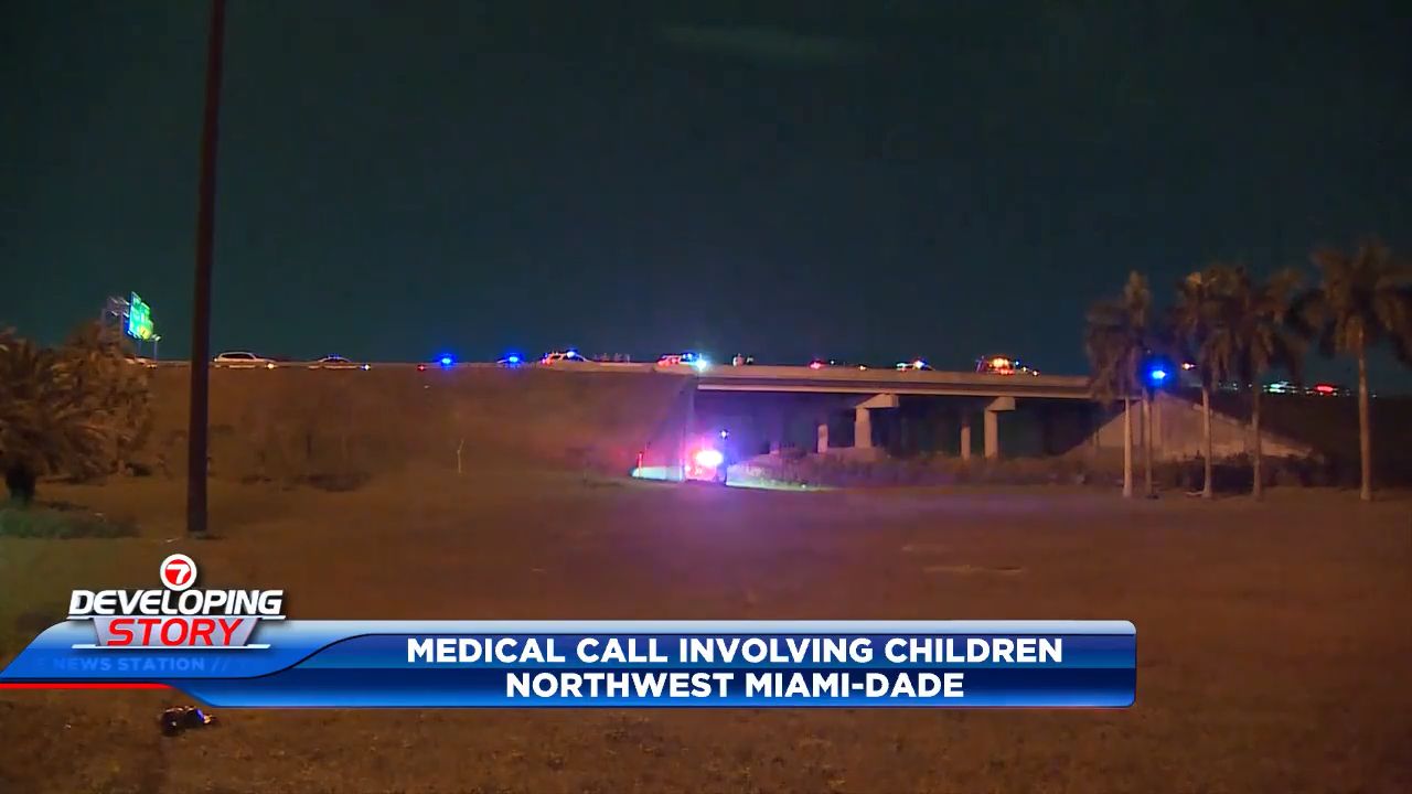 Police respond to medical call involving children in NW Miami-Dade – WSVN 7News | Miami News, Weather, Sports