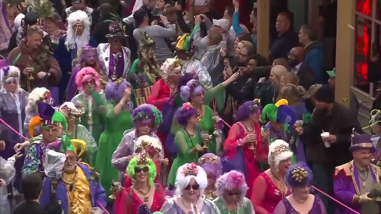 New Orleans’ Carnival season marks Fat Tuesday with celebrities and New Orleans’ Carnival season marks Fat Tuesday with celebrities and
