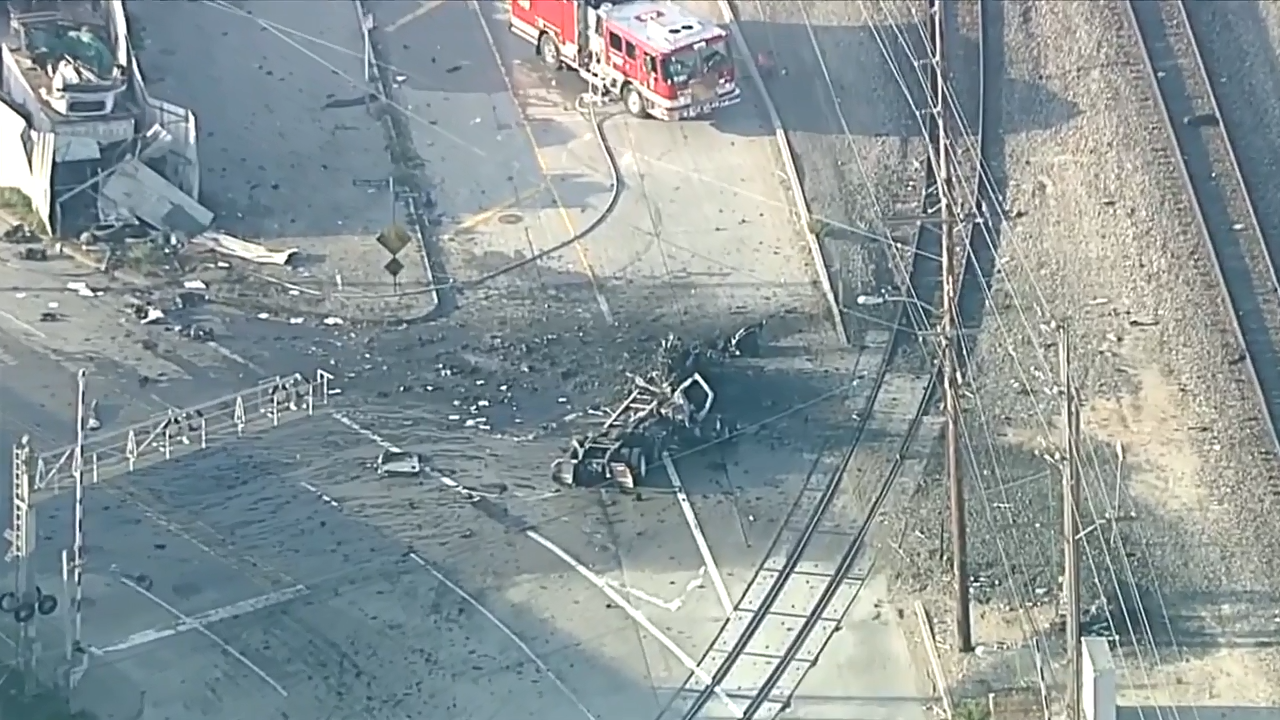 9 Los Angeles firefighters injured after burning truck’s fuel tank