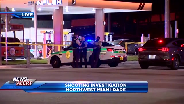 Police investigate shooting in NW Miami-Dade; NW 103rd St. shut down near I-95 on-ramp – WSVN 7News | Miami News, Weather, Sports