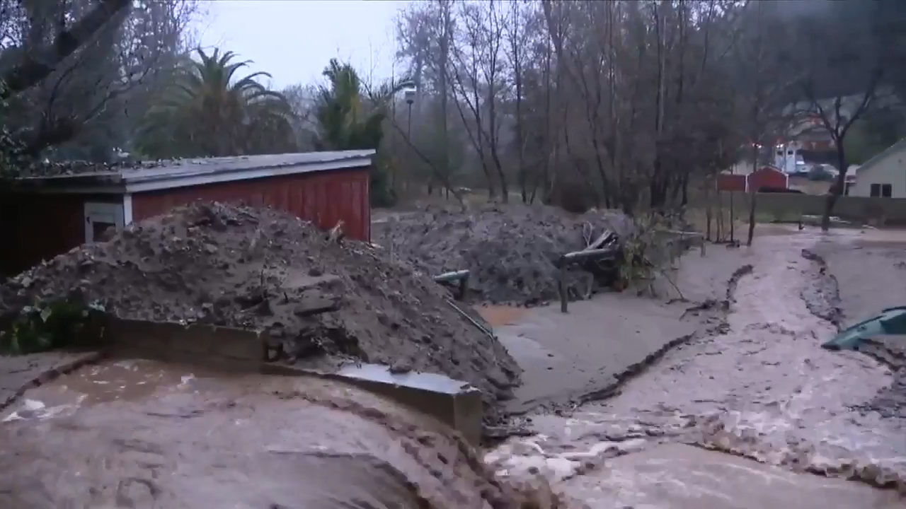 Saturated California gets more rain and snow but so far escapes severe