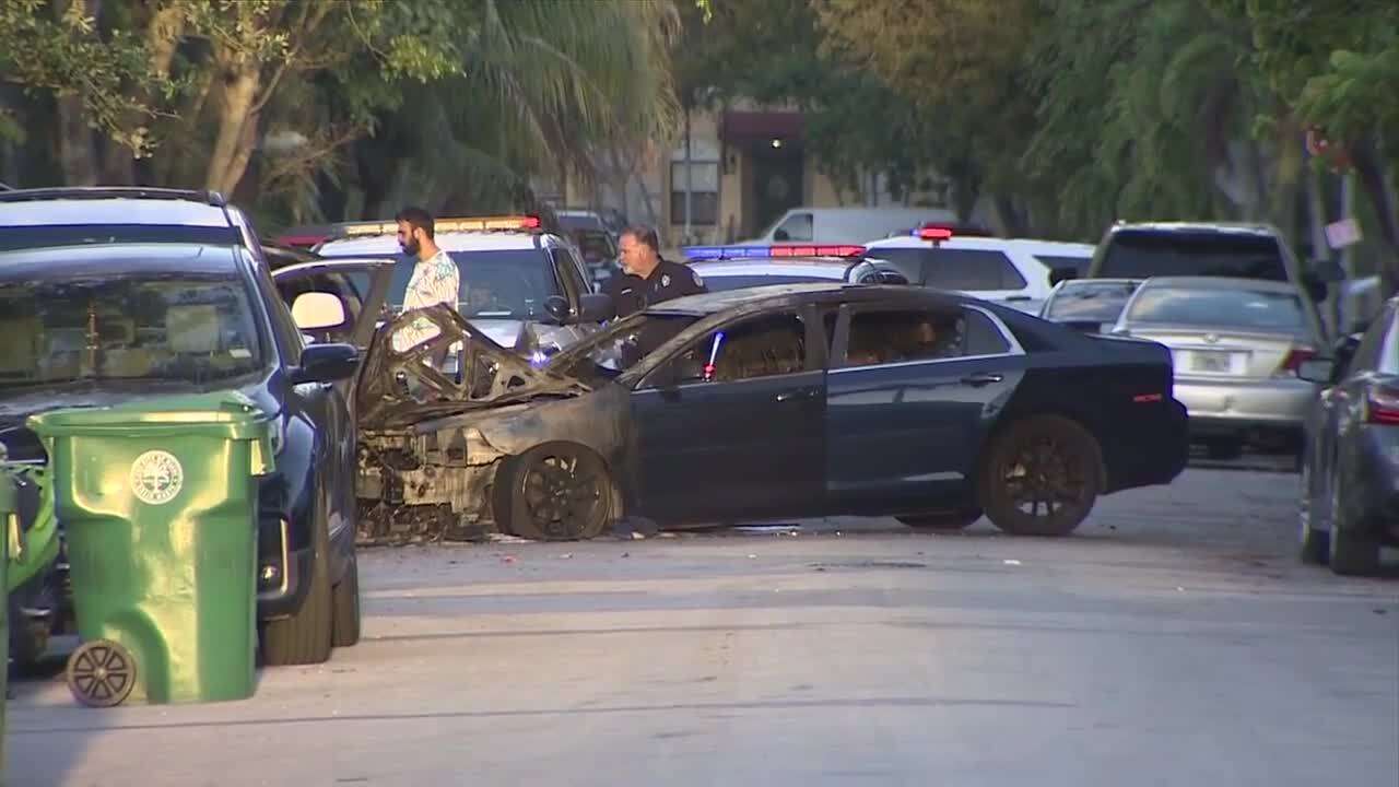 Police search for driver accused of crashing into parked car in Miami ...