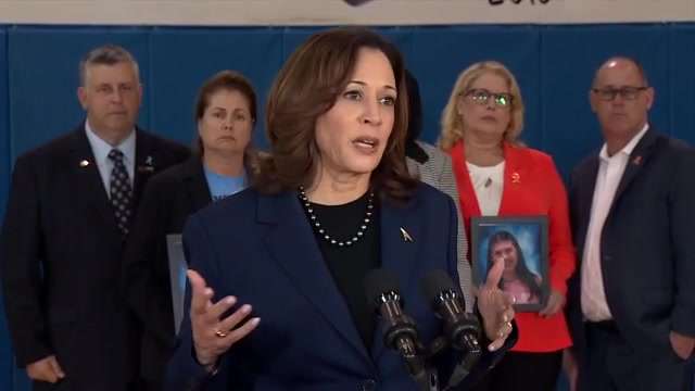'Frozen in time.' Kamala Harris tours bloodstained building where 2018 Parkland massacre happened - WSVN 7News | Miami News, Weather, Sports - Vimarsana News