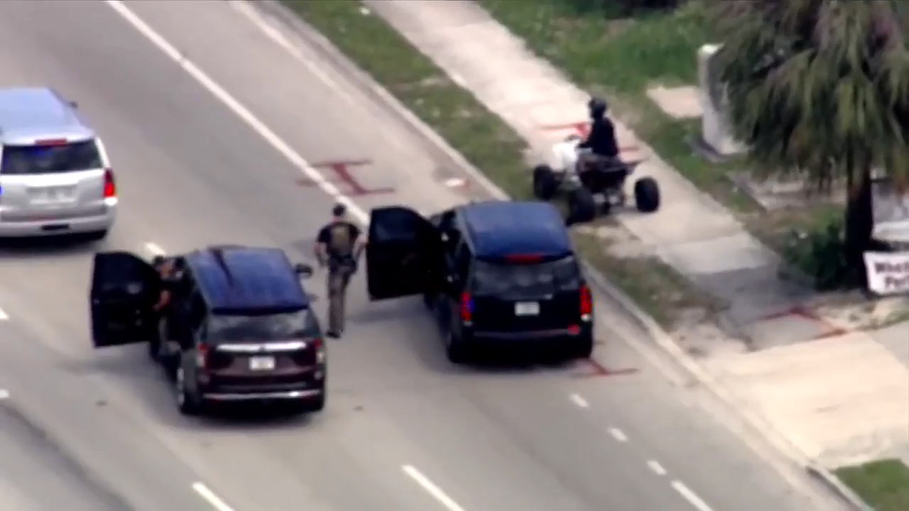 ATV driver taken into custody in Fort Lauderdale after cross-county police chase - WSVN 7News | Miami News, Weather, Sports - Vimarsana News