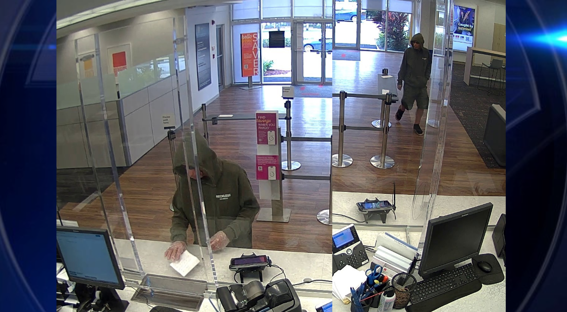 FBI searching for Fort Lauderdale bank robbery suspect - WSVN 7News ...