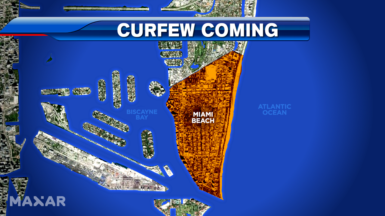 Miami Beach implements weekend curfew amid spring break crowds WSVN