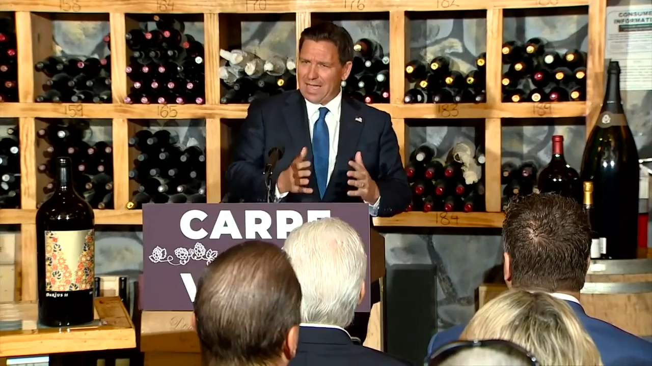 DeSantis signs bill allowing state's stores to sell larger containers of wine - WSVN 7News | Miami News, Weather, Sports - Vimarsana News