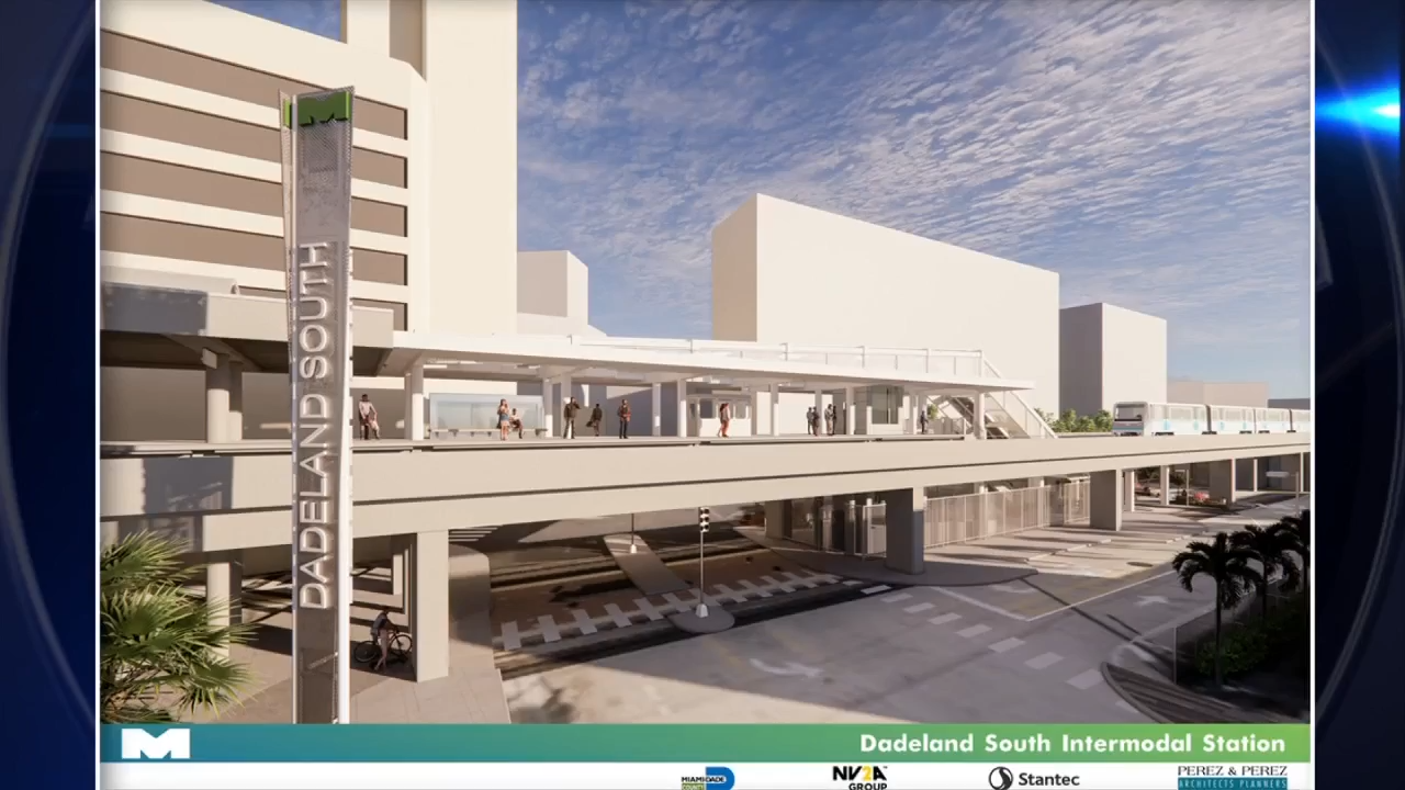Miami-Dade County begins new Dadeland South Intermodal Station project, giving Metrorail riders more commuting options