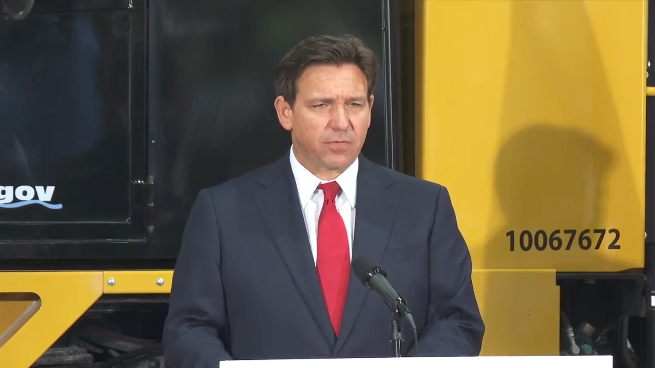 DeSantis stops in Davie to sign bill that will fund environmental protection projects