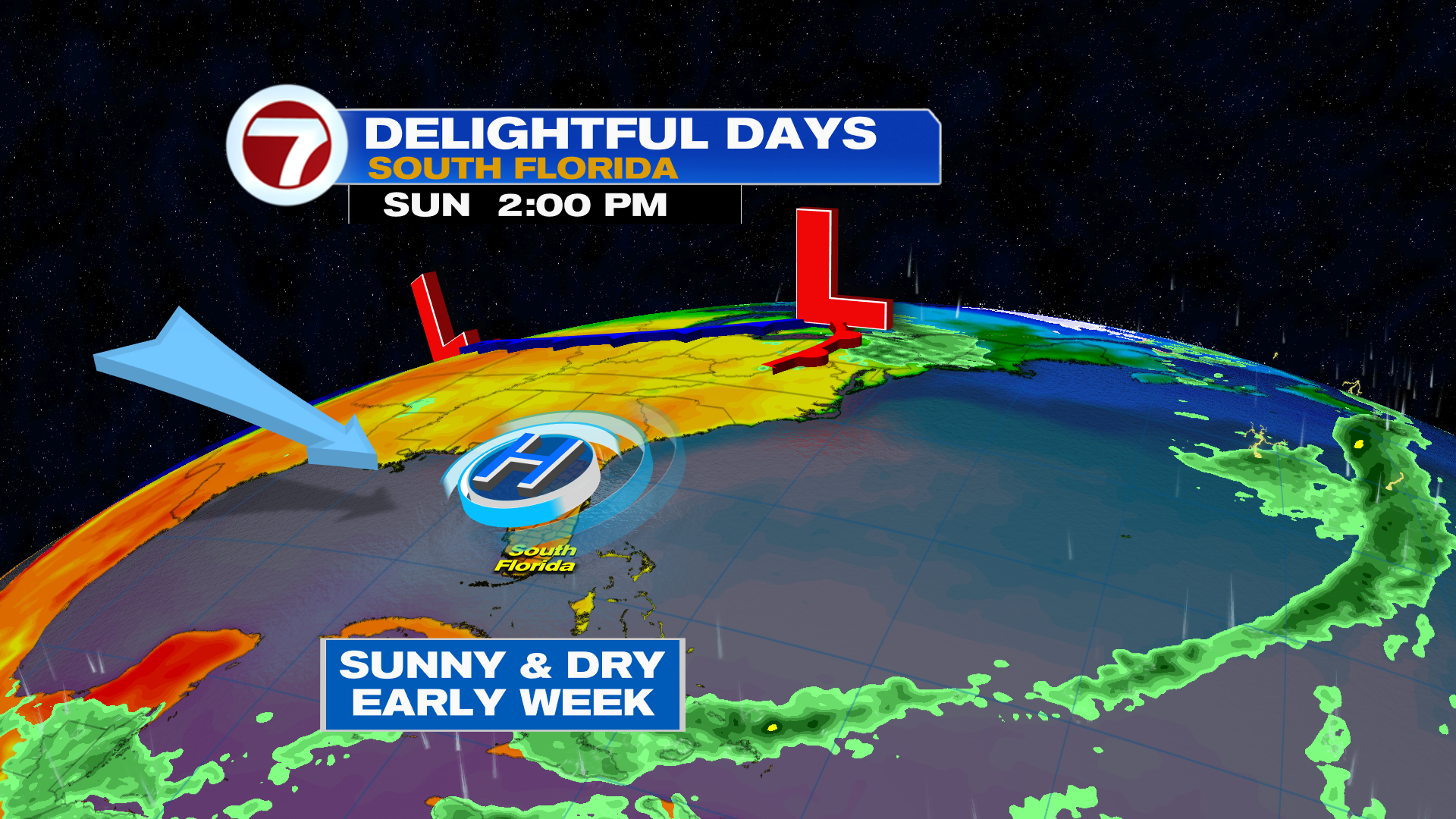 Tons of Sunshine Plus Warming Temps this Week - WSVN 7News | Miami News ...