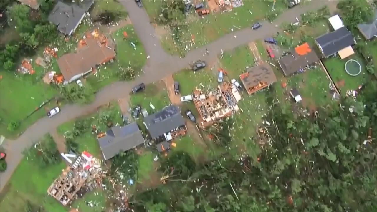 Oklahoma towns hard hit by tornadoes begin long cleanup after 4 killed in weekend storms - WSVN 7News | Miami News, Weather, Sports - Vimarsana News