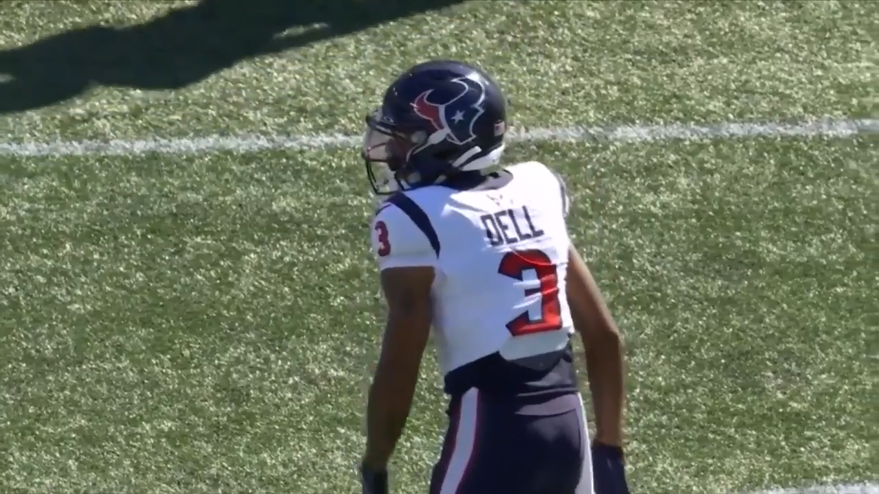 Texans receiver Tank Dell was among 10 people wounded in shootout at