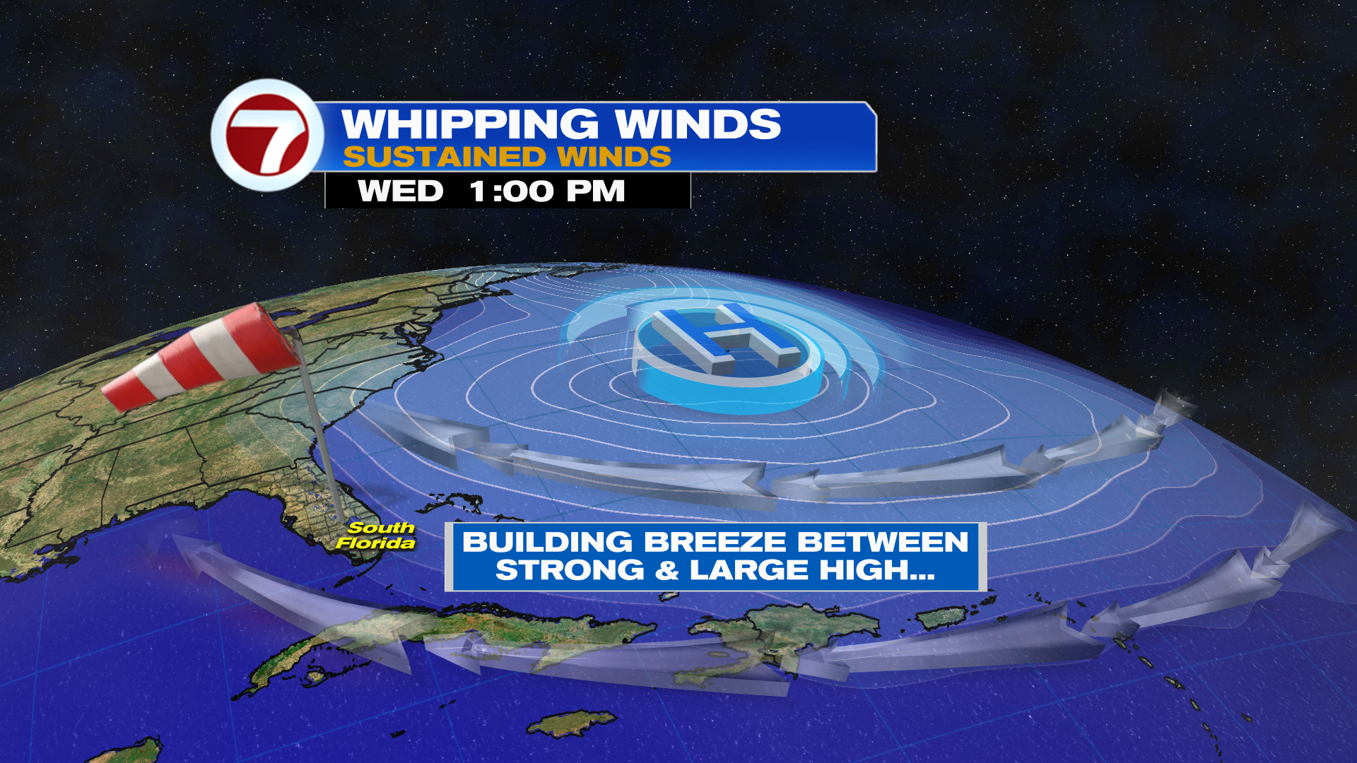 Turning Windy and Warmer Midweek - WSVN 7News | Miami News, Weather ...