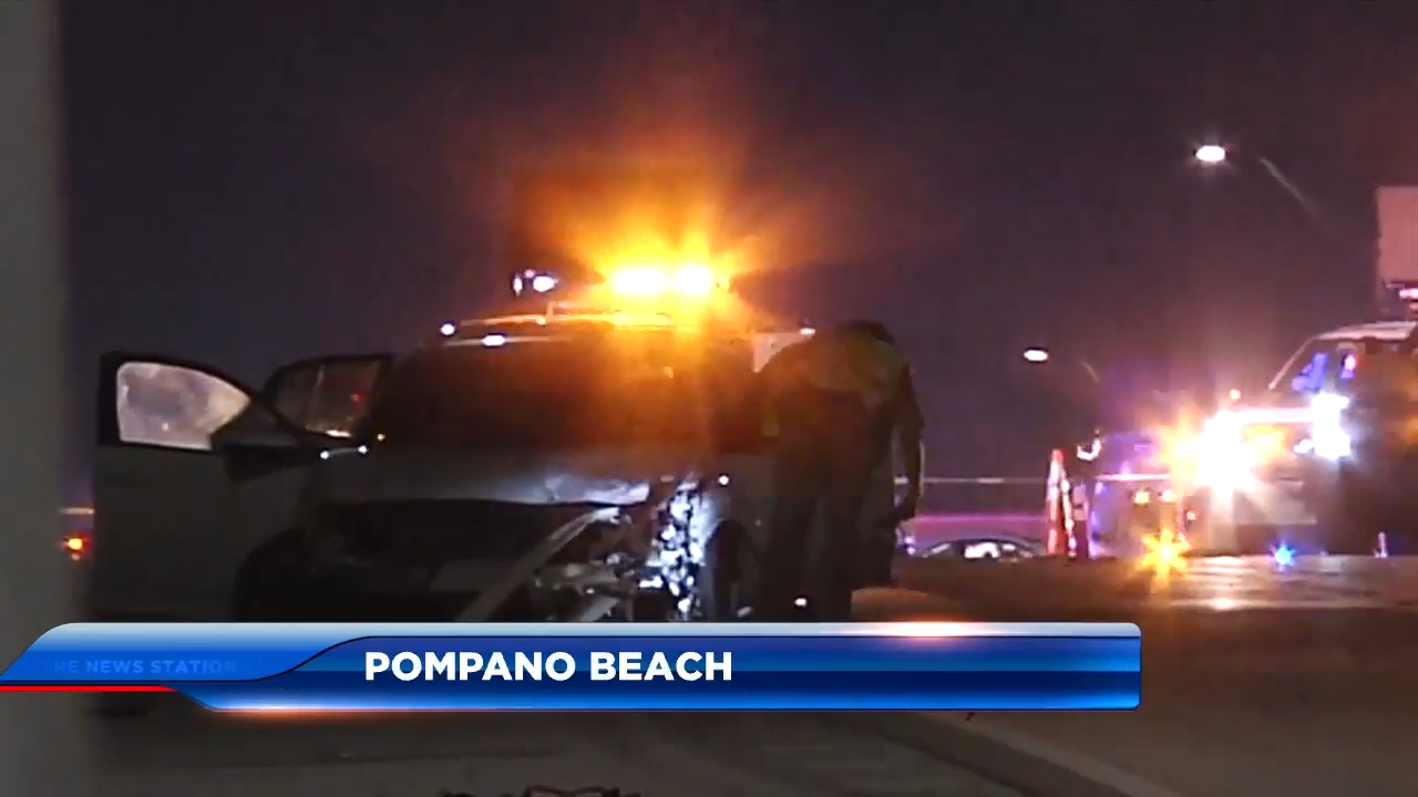 Crash on I95 in Pompano Beach claims life; northbound lanes reopened