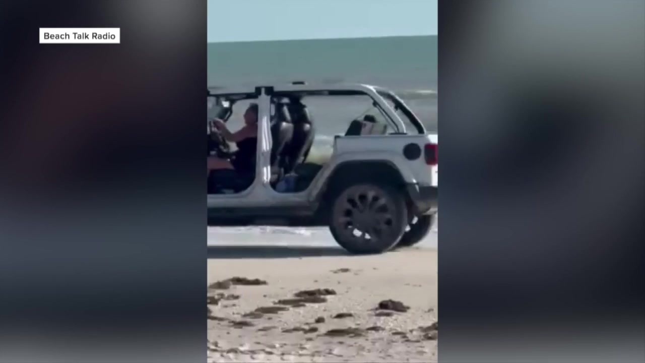 Woman caught on camera driving Jeep recklessly on Fort Myers Beach