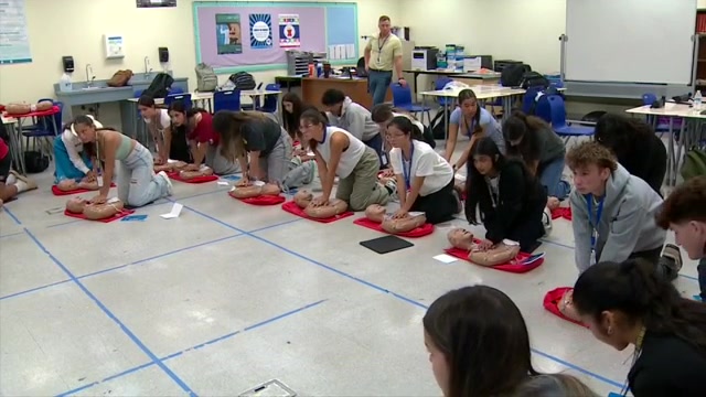 Rick Case Automotive Group hosts CPR training at Cypress Bay High