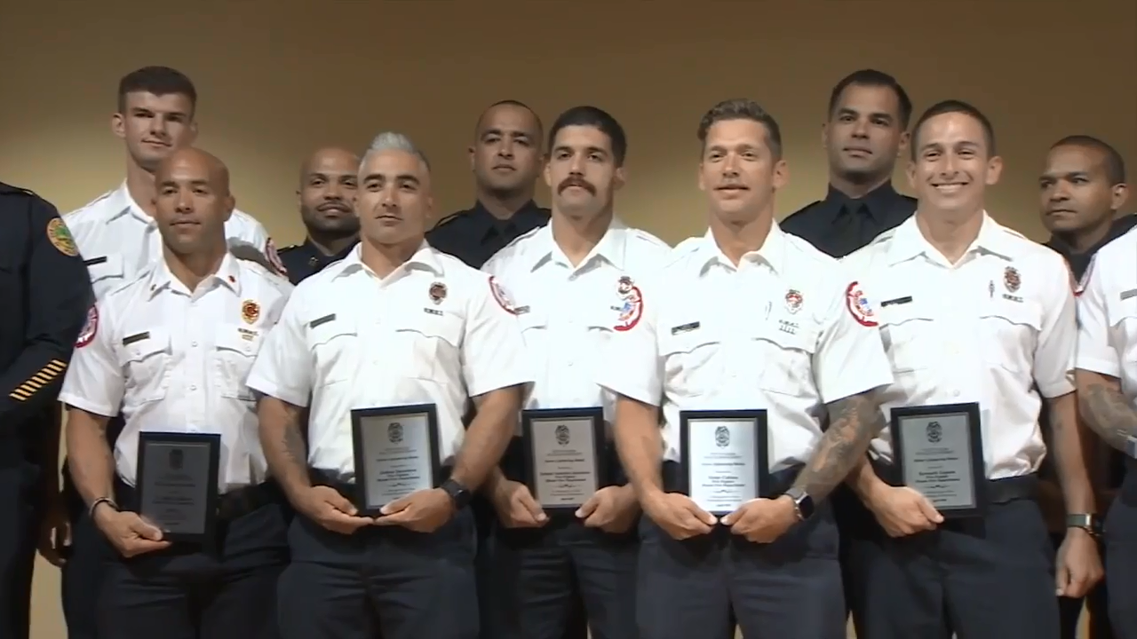 Several Miami firefighters, students in ‘Do The Right Thing’ program honored for heroic acts – WSVN 7News | Miami News, Weather, Sports
