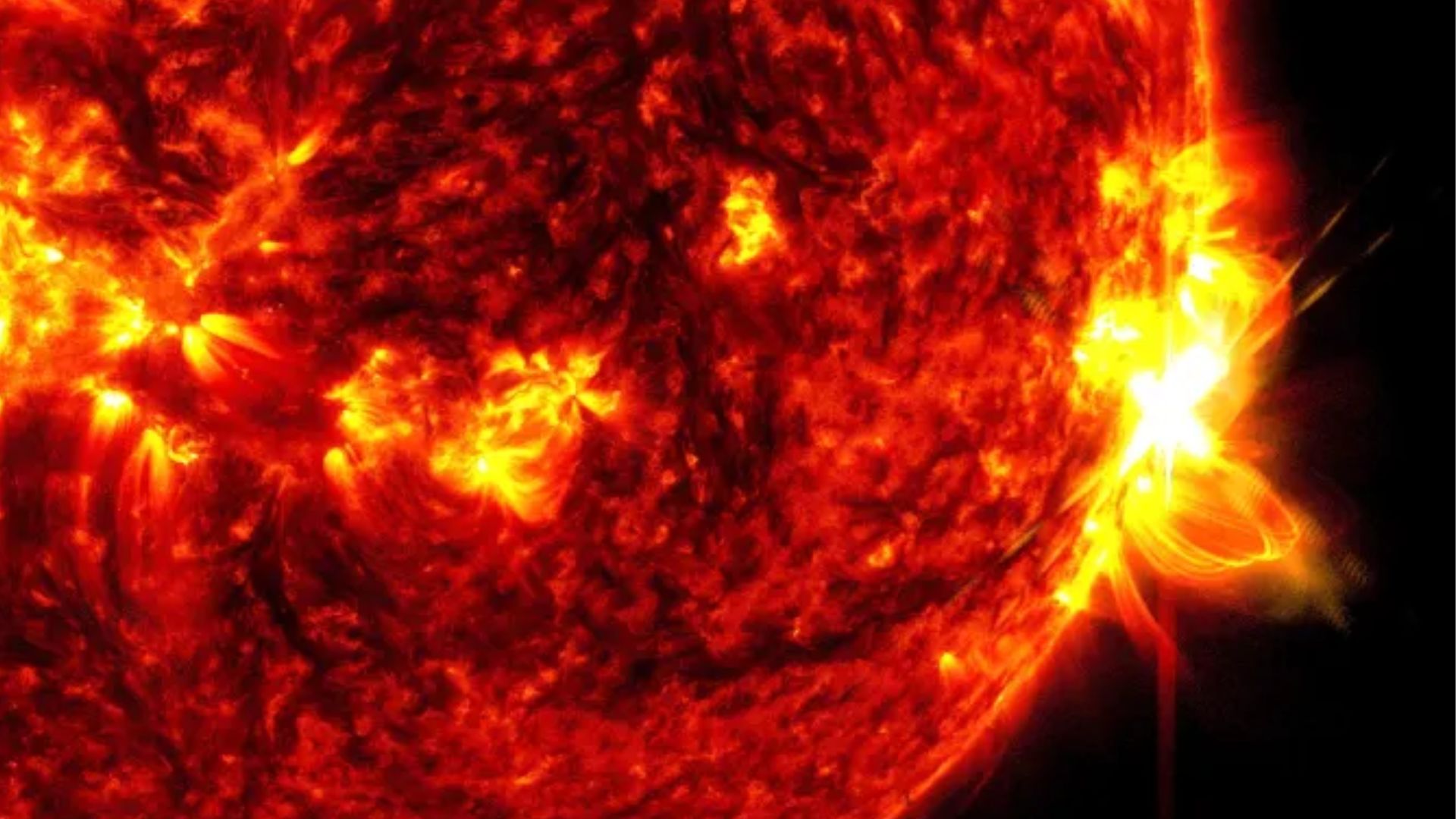 Solar flares may cause faint auroras across top of Northern Hemisphere
