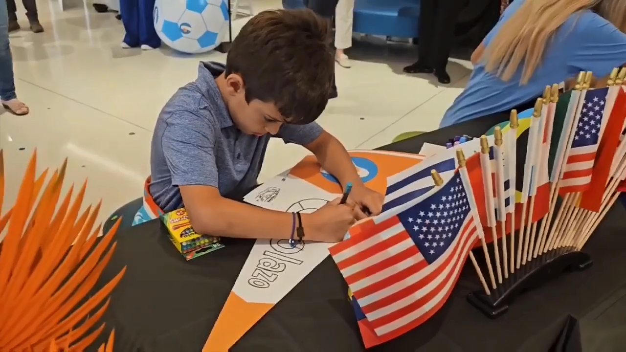 Patients at Nicklaus Children’s Hospital in Miami celebrate Copa America – WSVN 7News | Miami News, Weather, Sports