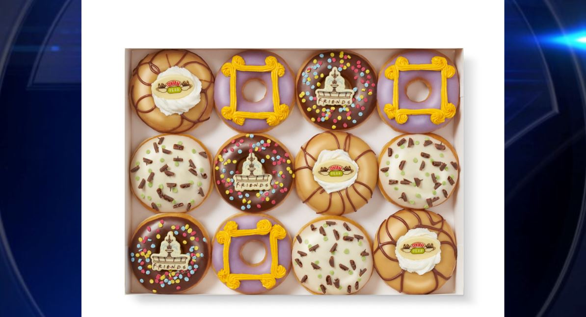 Krispy Kreme is rolling out ‘Friends’themed doughnuts. But you