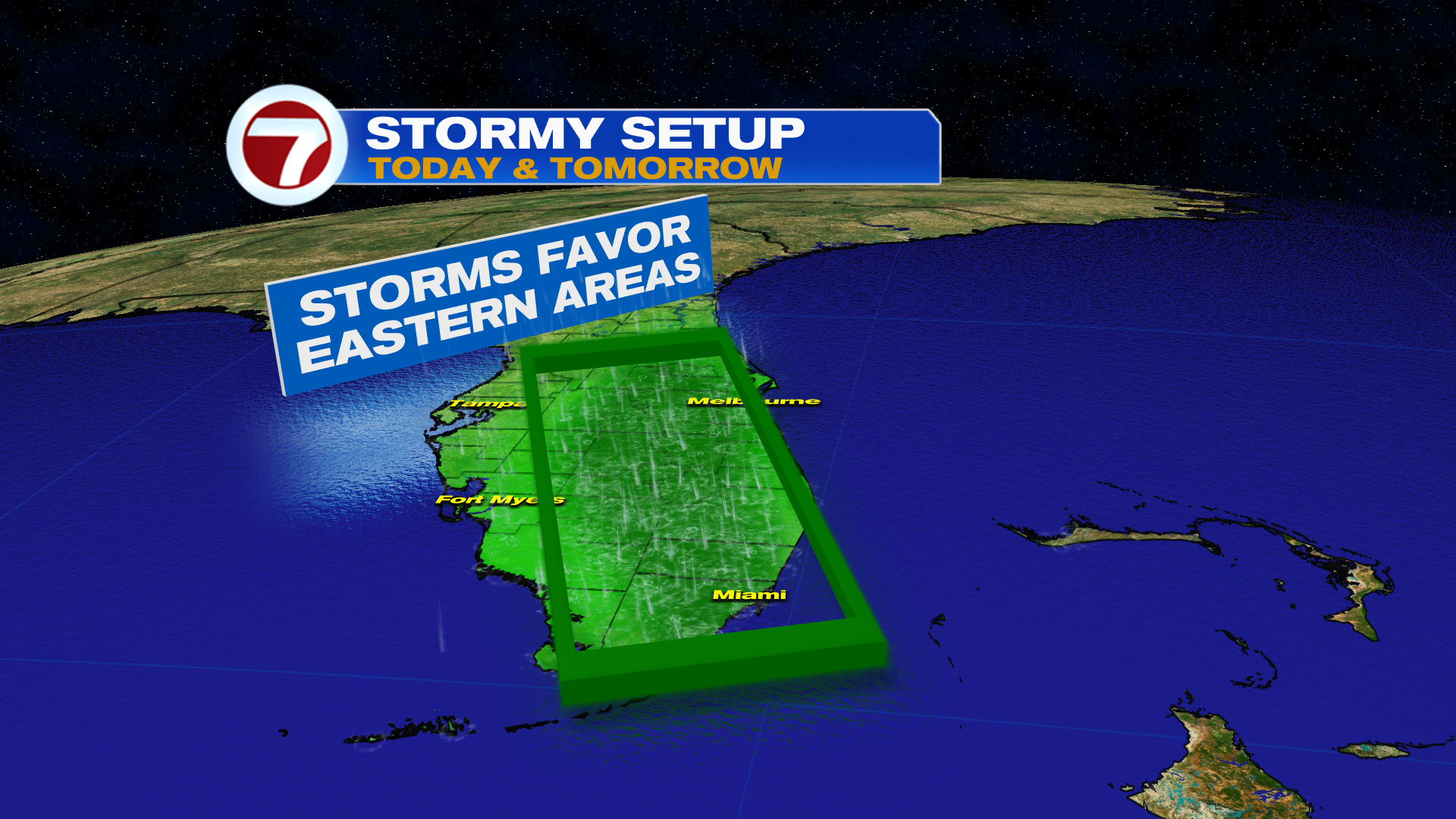 Steamy Sunshine and Storms Midweek - WSVN 7News | Miami News, Weather ...
