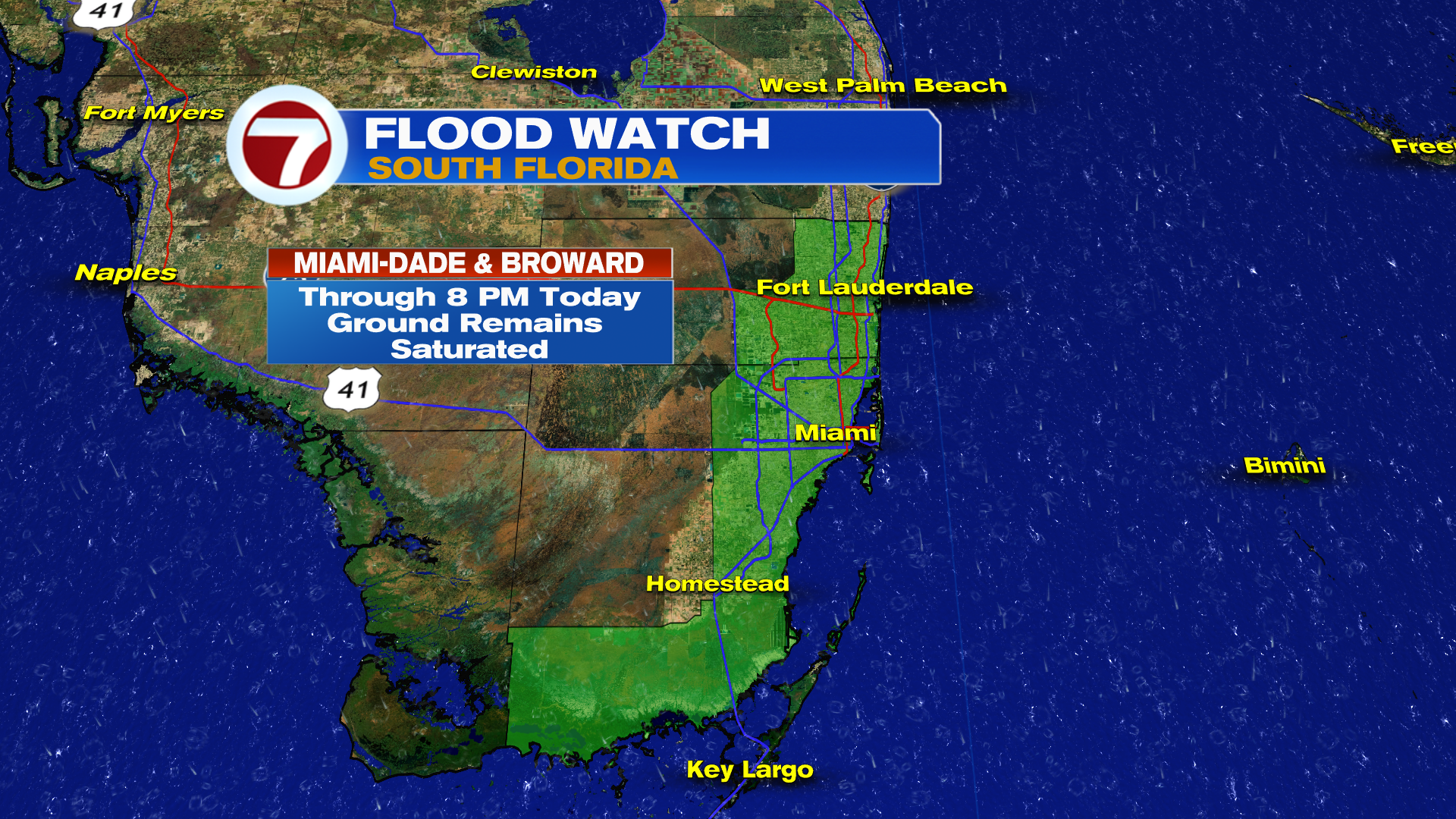 Last Day of the Flood Watch - WSVN 7News | Miami News, Weather, Sports ...