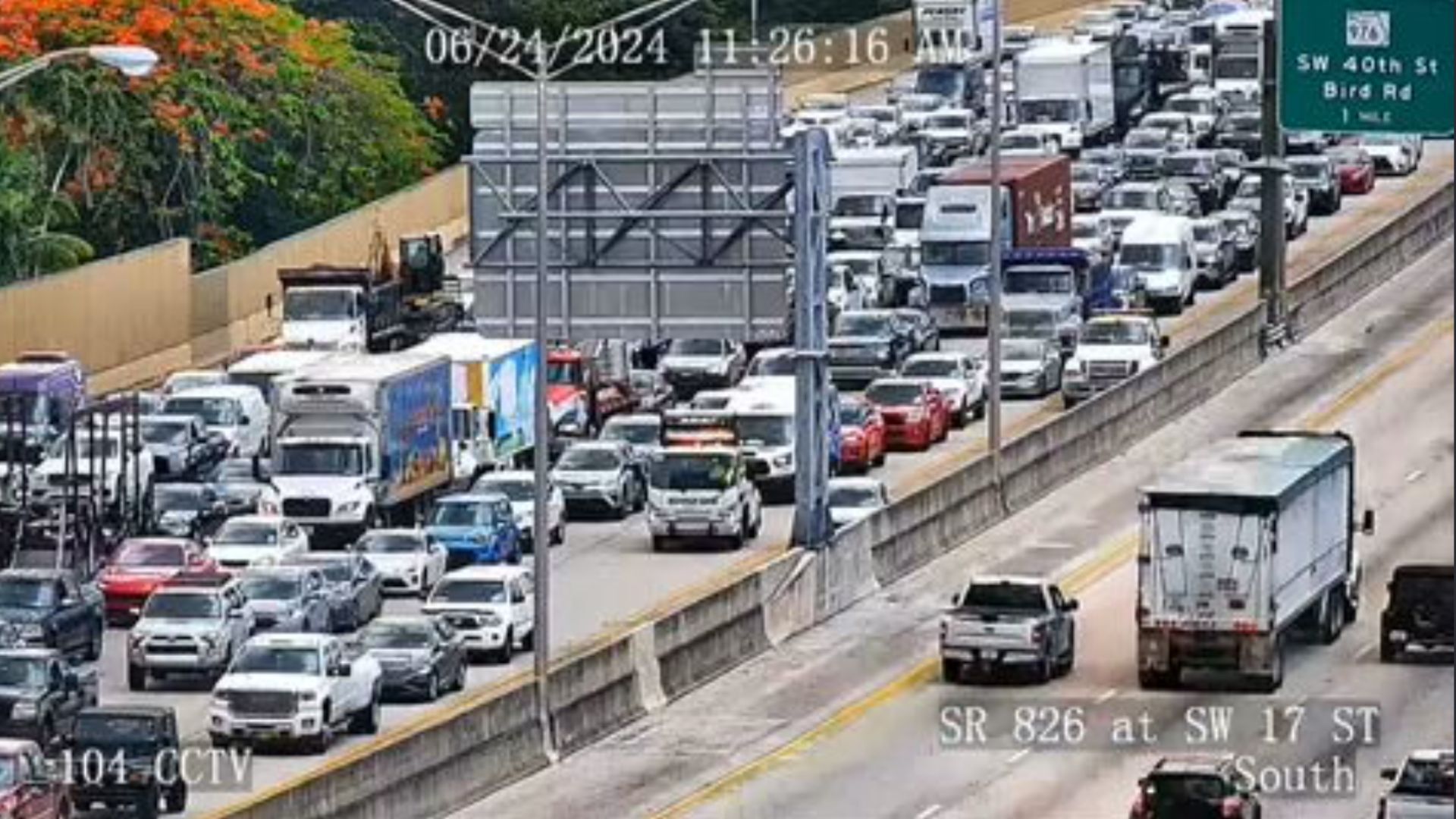 Northbound lanes reopened following police activity on Palmetto