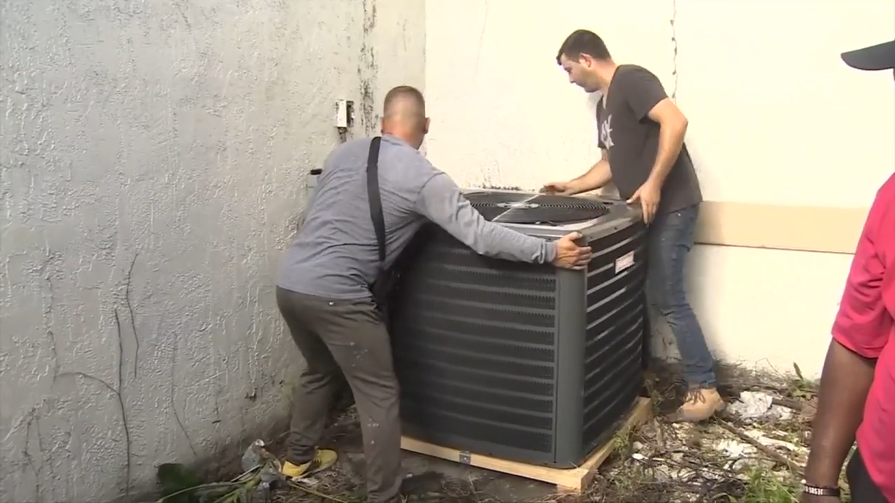 Good Samaritan donates 3 AC units to Miami church targeted by thieves – WSVN 7News | Miami News, Weather, Sports